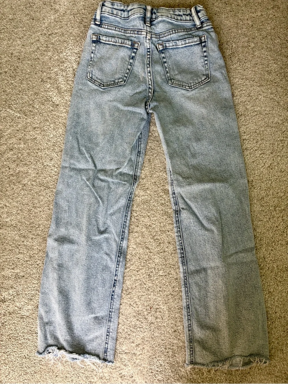 Art Class Light Wash Girl’s Straight Leg Jeans - Light Blue